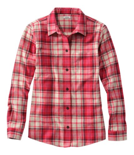 Women's Scotch Plaid Flannel Shirt, Relaxed